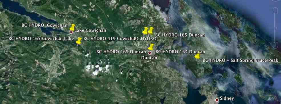 Cowichan BC - BC Hydro Collector Router (Cisco Mesh Network)